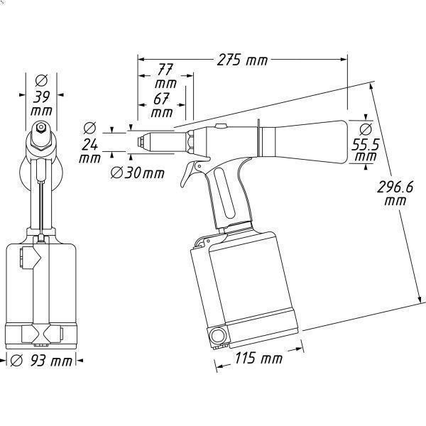 Hazet 9037N-2 Riveter