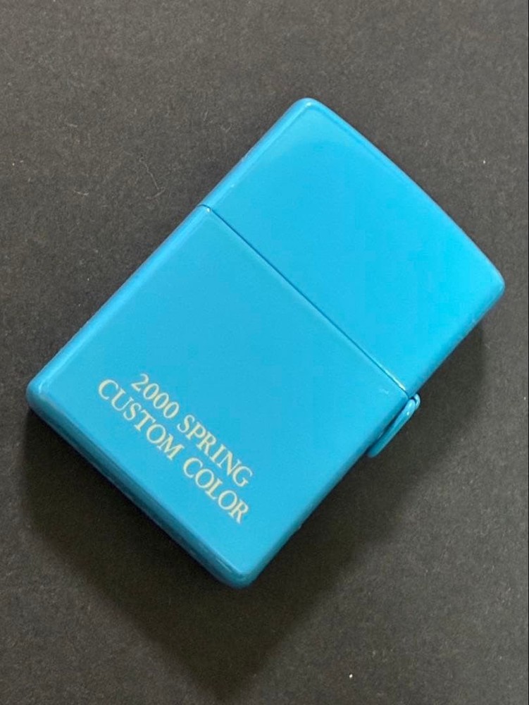 Zippo Yamaha Adventure Light Blue 2 Sided Processing Lighter Regular Japan