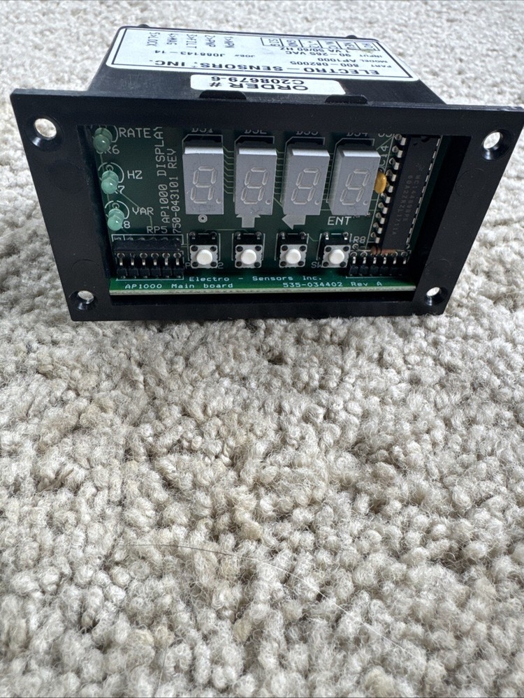 Electro Sensors AP100 Tachometer (Missing Front Screen) 800-082005