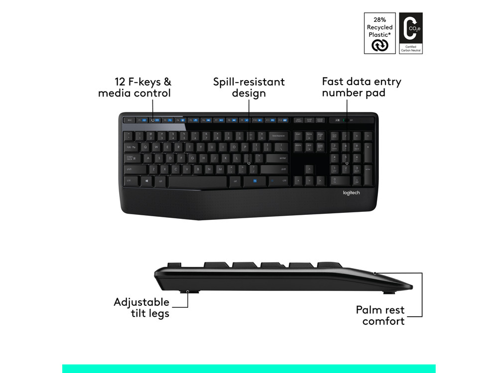 LOGITECH 920-006481 LOGITECH WIRELESS COMBO MK345