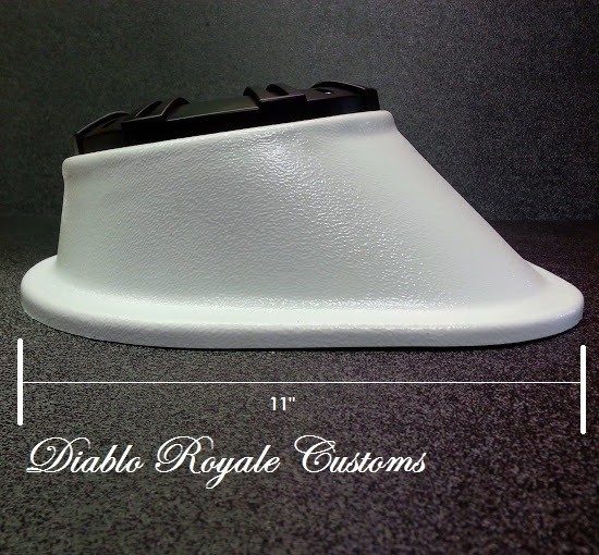 BLACK JACK SPEAKER POD ADAPTERS 6.5" 6 1/2" or 5.25" SPEAKER spacer W/FLANGE