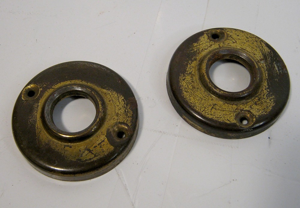 Vintage Antique Mortise Mechanism & Door Knobs Set
