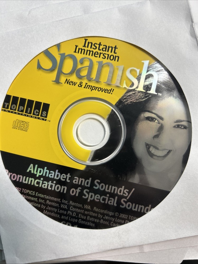 Topics Entertainment Instant Immersion Spanish 8 CD Set
