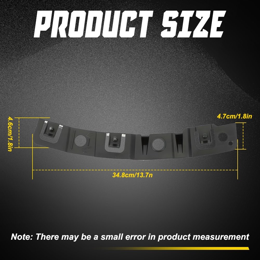 2Pcs Front Left & Right Bumper Bracket Support Mount For Mazda CX-5 2017 18-2021