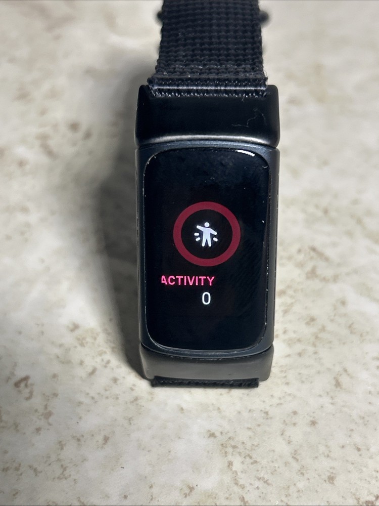 Fitbit Charge 5 Activity Tracker - Black With Charger Extra Band