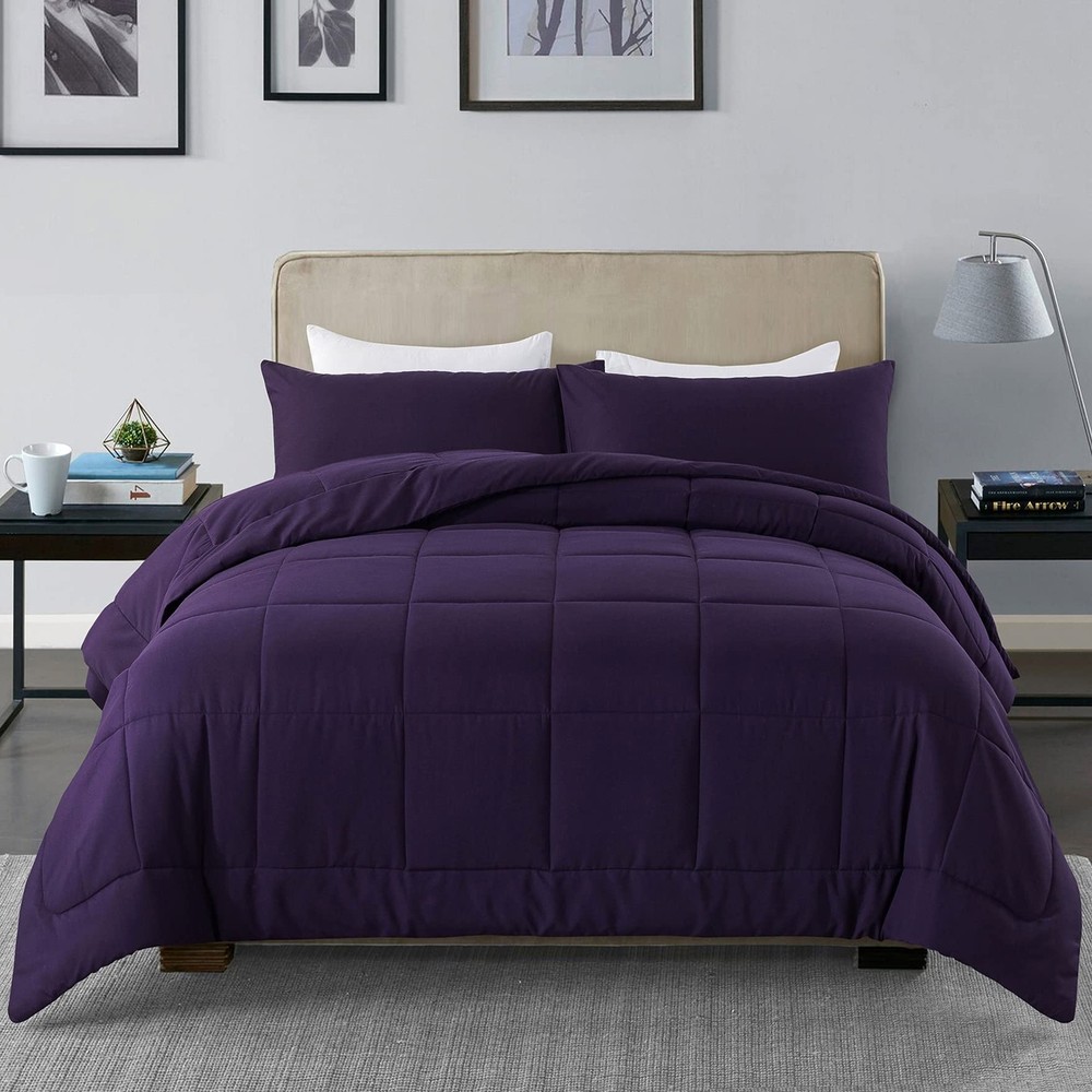 DOWNCOOL Queen Comforter Set -All Season Bedding Comforters Sets with 2 Pillow