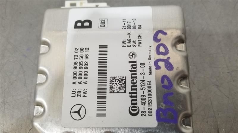 15 2015 MERCEDES GL450 WINDSHIELD MOUNTED MULTIPURPOSE FRONT CAMERA 0009057302