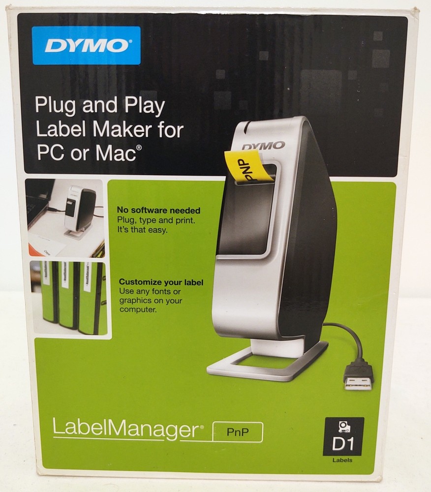 DYMO LabelManager PnP 1768 USB Label Printer – Plug & Play for PC/Mac