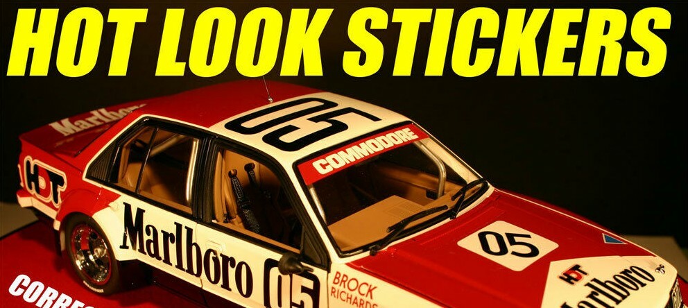 1:18 Peter Brock MISSING Vinyl Decals 1980 Bathurst Winner VC Commodore