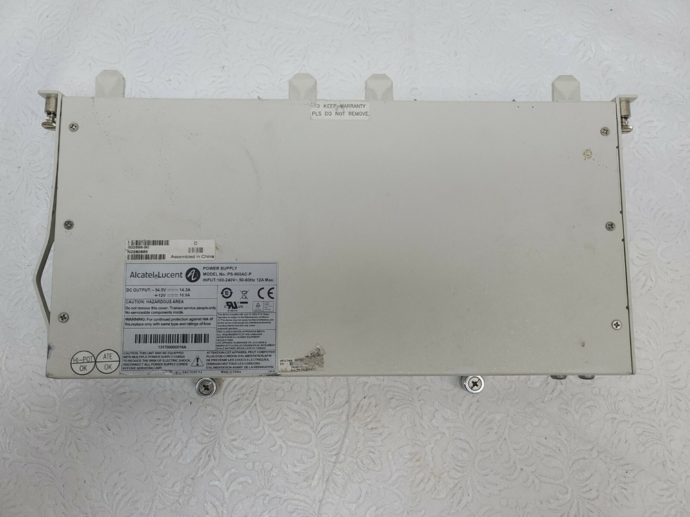 Alcatel Lucent PS-900AC-P Power Supply