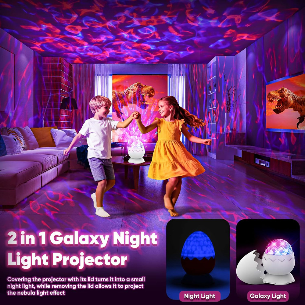 Galaxy Projector for Bedroom, Nebula Galaxy Night Light Projector with Timer and
