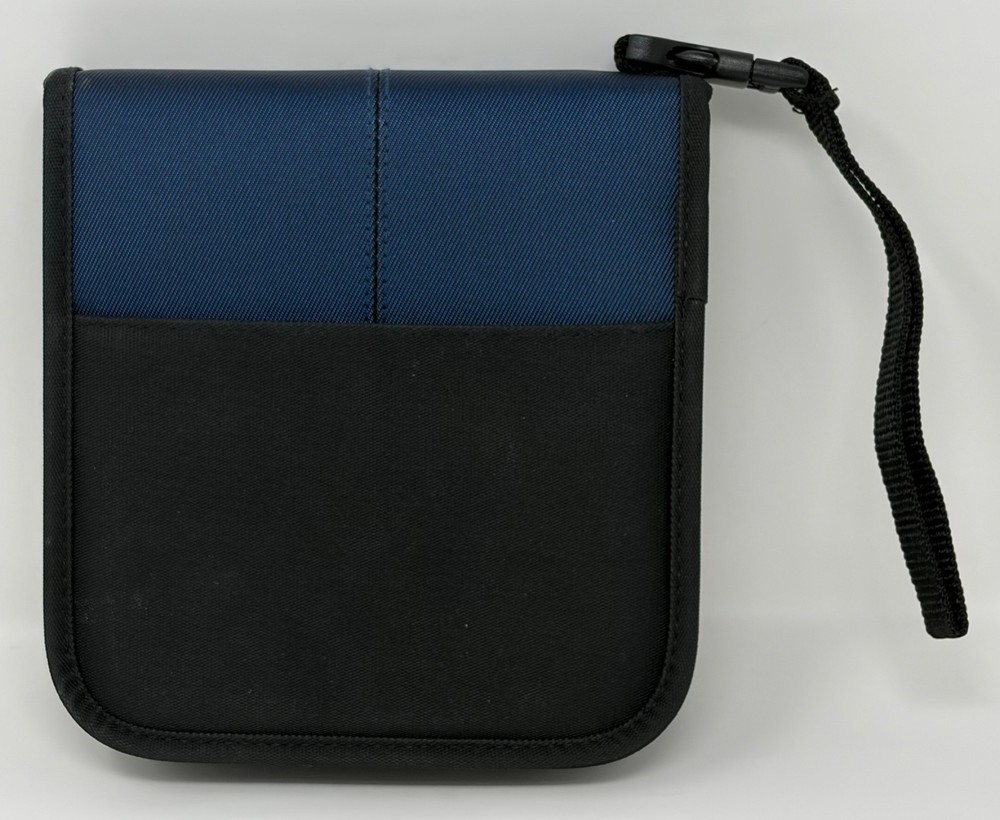 Microsoft MSDN CD DVD Carrying Case Wallet Black Blue Developer Tech Collectible