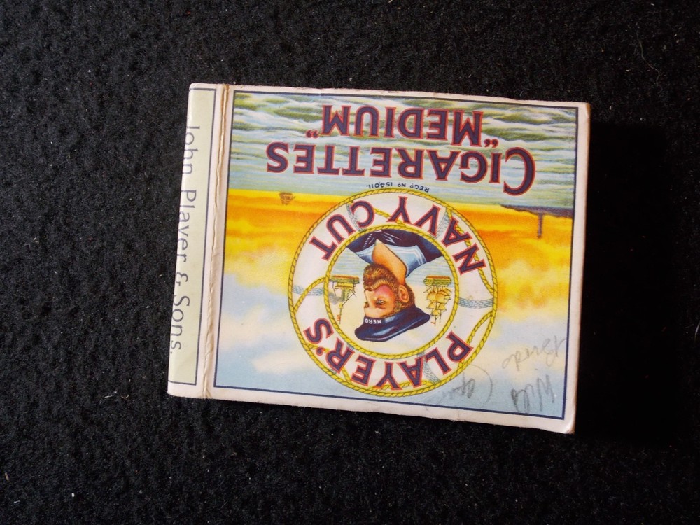 Ex Vintage Players Navy Cut Empty Cigarette Packet Box