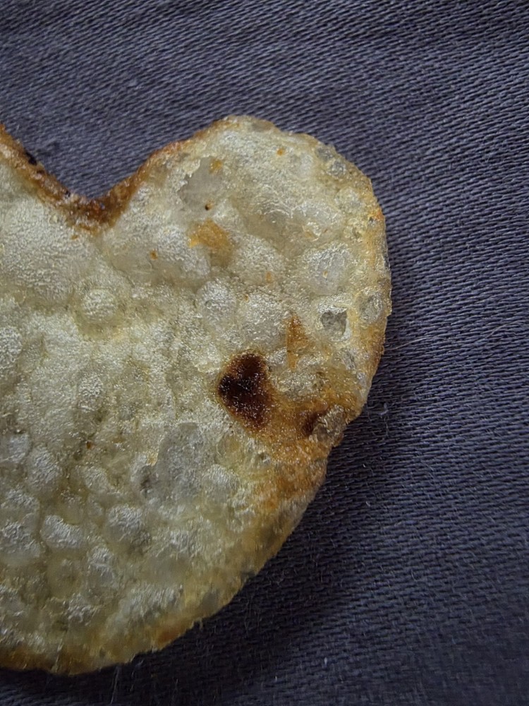 Potato Chip Shaped As A Heart