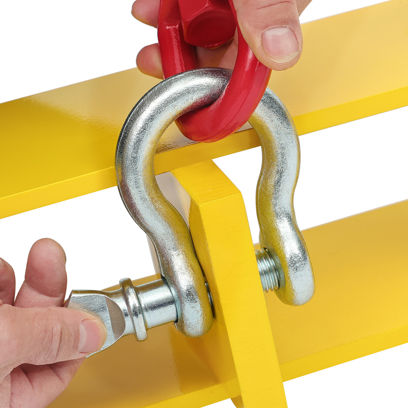 Forklift Lifting Hook Attachment Mobile Forklift Crane with Swivel Hook 4800lbs