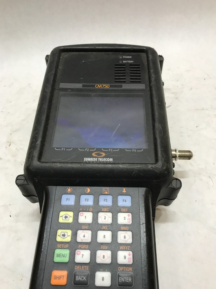 Sunrise Telecom CM750 ANALOG & DIGITAL SLM NETWORK ANALYZER UNTESTED AS IS! - DW