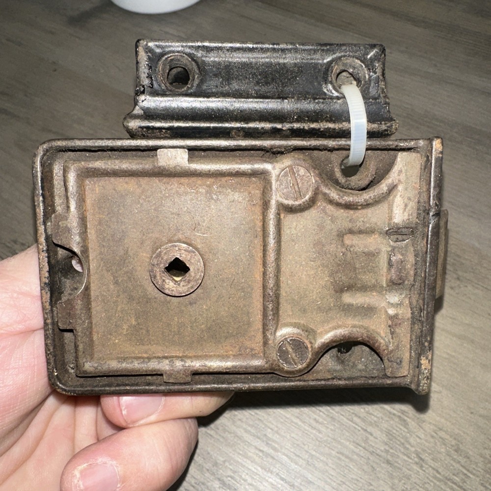 Antique Corbin Deadbolt Latch Surface Mount Working