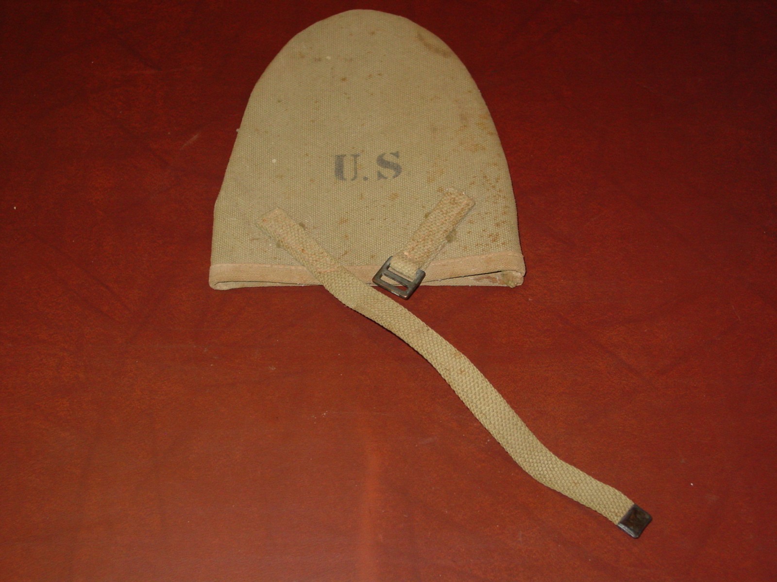 US Army Trench Shovel T-Handle M1910 Vintage WW1 WW2 Original w/ Cover
