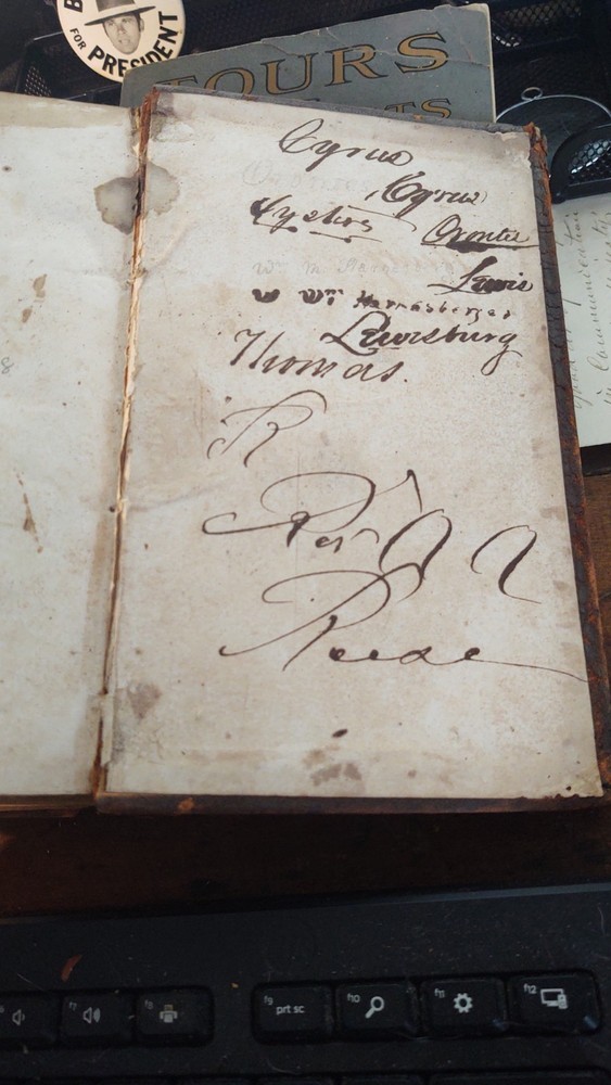 Anabasis of Xenophon ,English notes ,explanatory map 1851 , 632 pps Leather