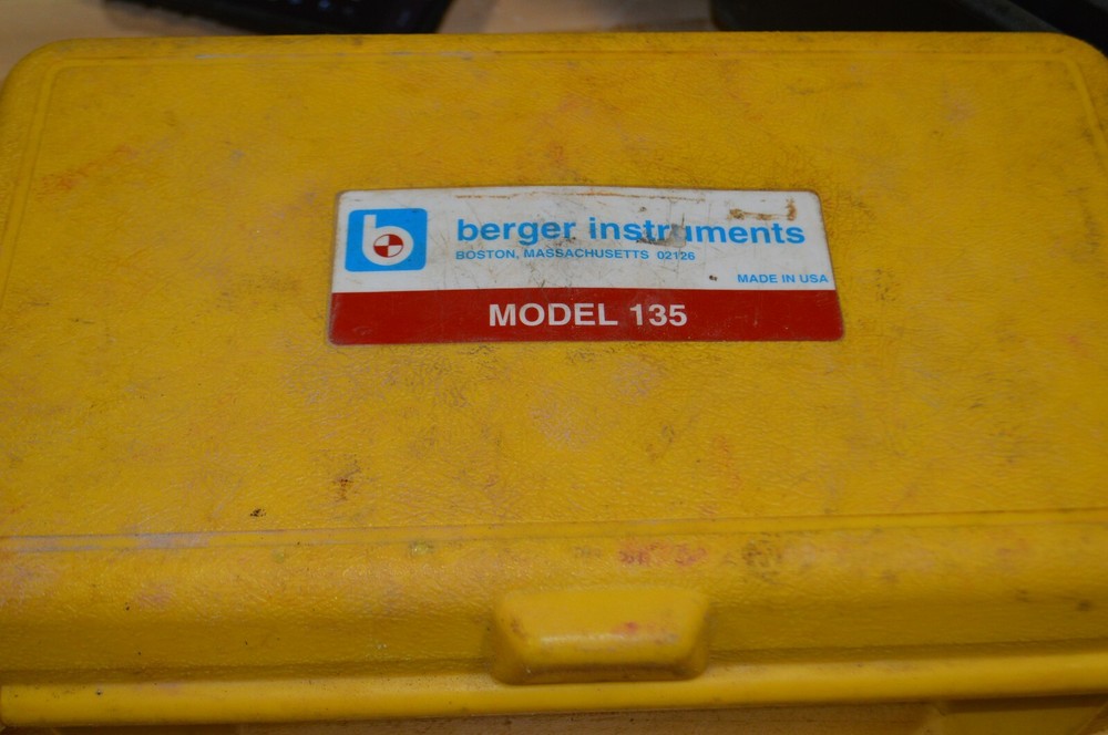 Berger instruments optical levels type