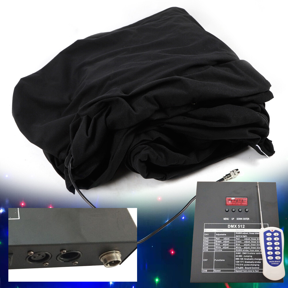 3*2m LED Stage Drape Starlight Backdrop LED Curtain for Wedding DMX Controller