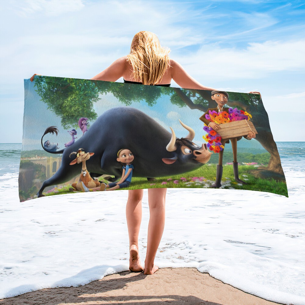 Ferdinand Beach Towel Quick Drying Microfiber 30"x60" Birthday Gift