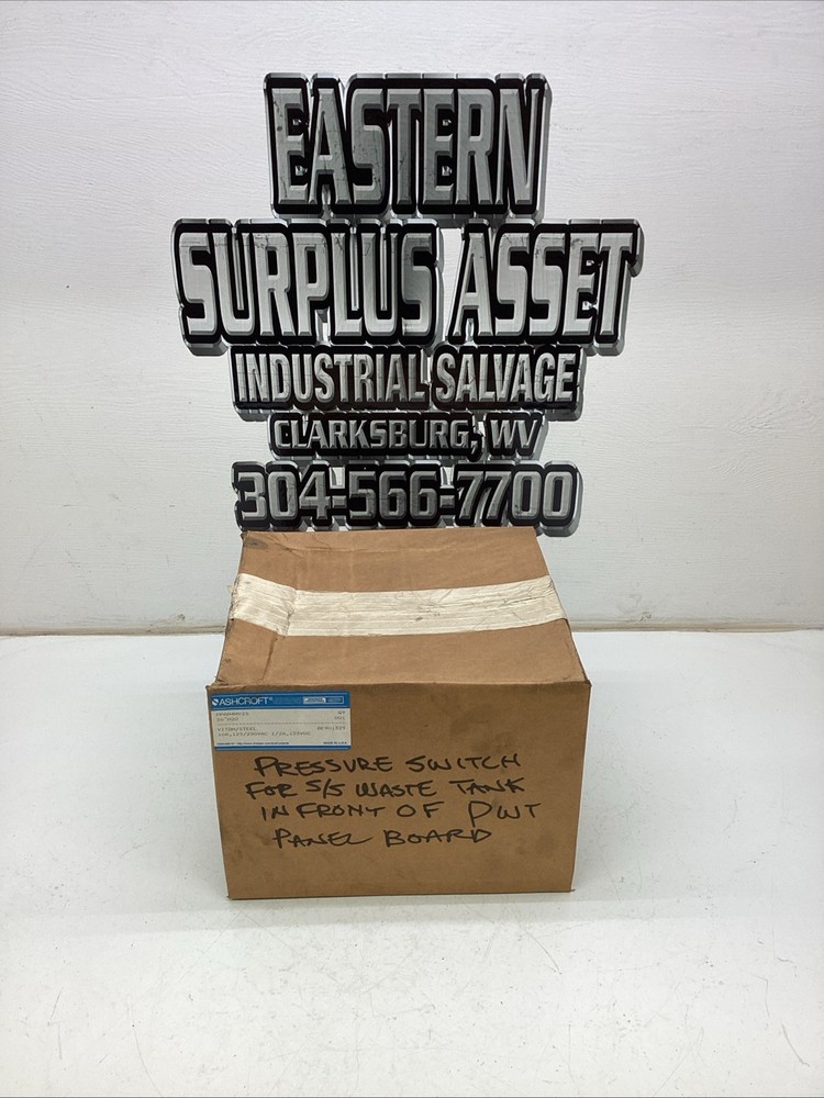 Ashcroft PPAN4HV25 Pressure Switch NIB Sealed