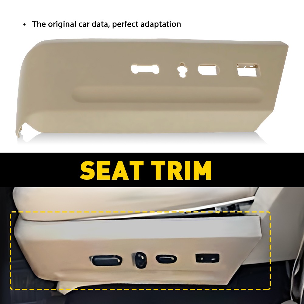 Left Beige Seat Switch Hosuing Set Panel Fit For Ford Expedition 2015-2017 New