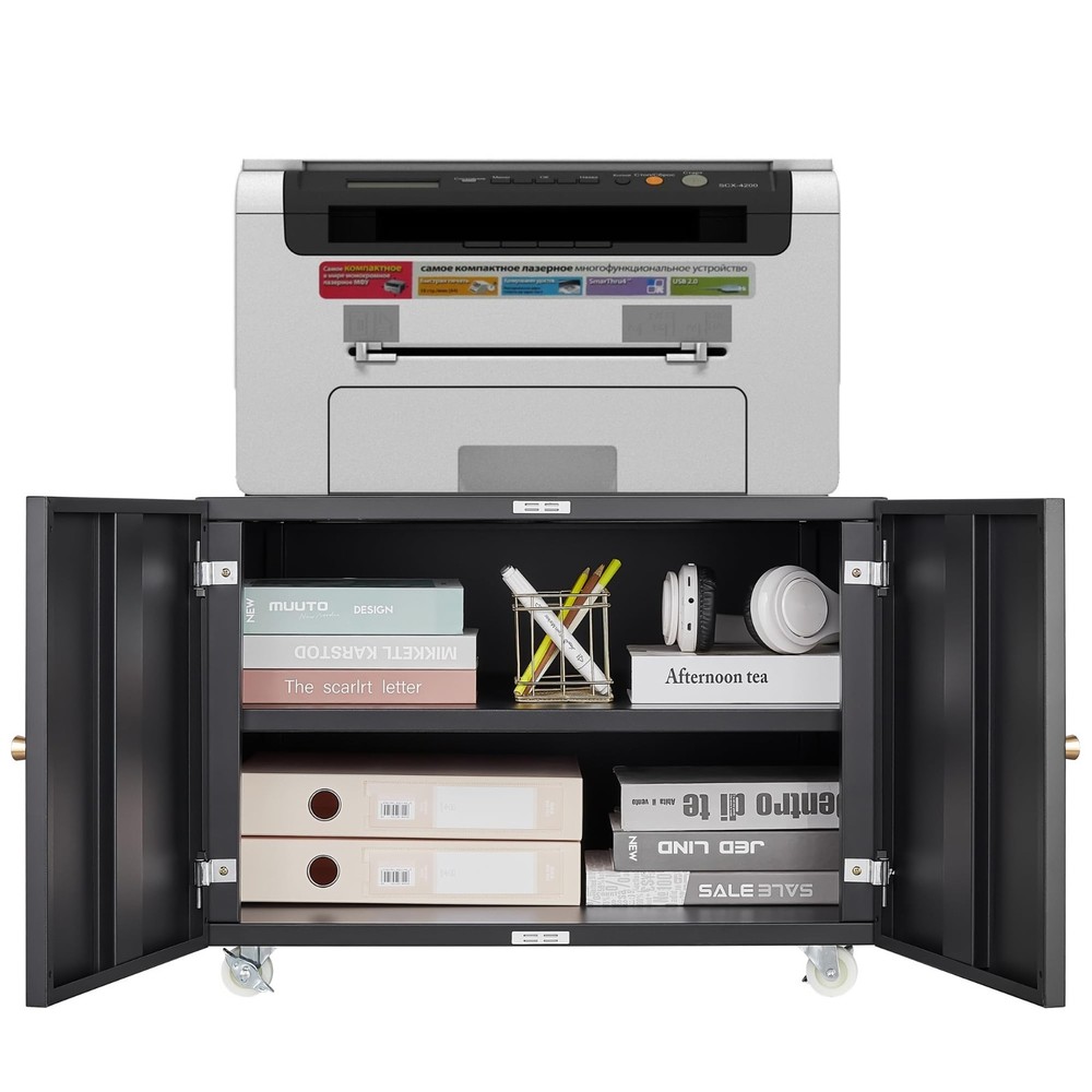 Mini Fridge Stand with Storage Mobile Mini Fridge Shelf Refrigerator Stand Table