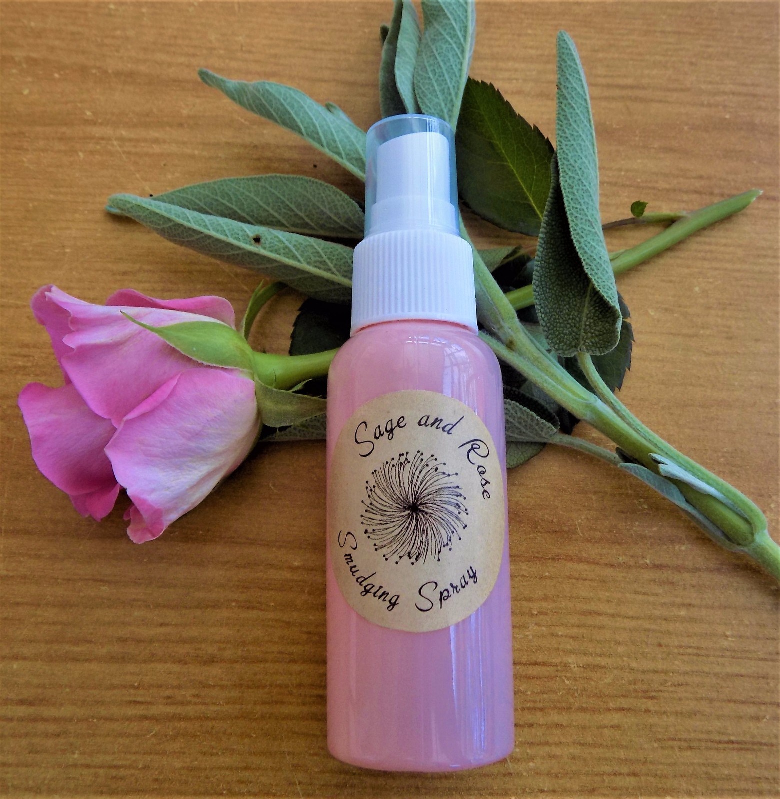 Rose & White Sage Smudging Spray  30ml Smudge   Room Cleansing Smoke Free