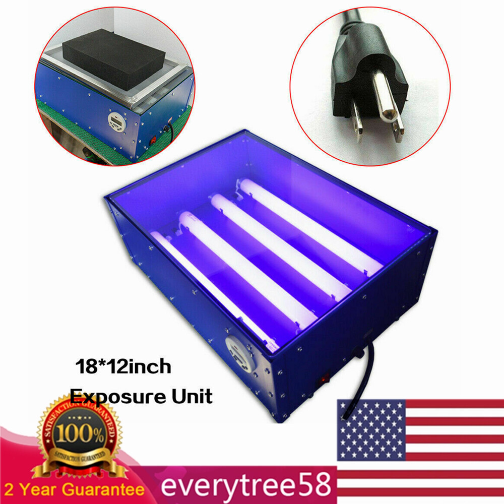 UV Exposure Unit screens printing plate Exposure Machine W/Countdown Timer 60W
