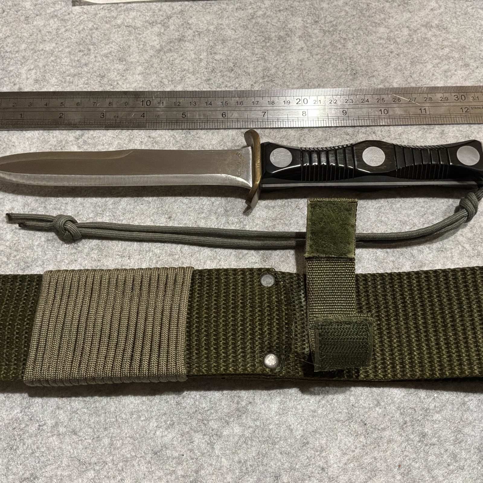 Vintage EK Commando USA P3 Fixed Blade Knife W/ Sheath & Box New