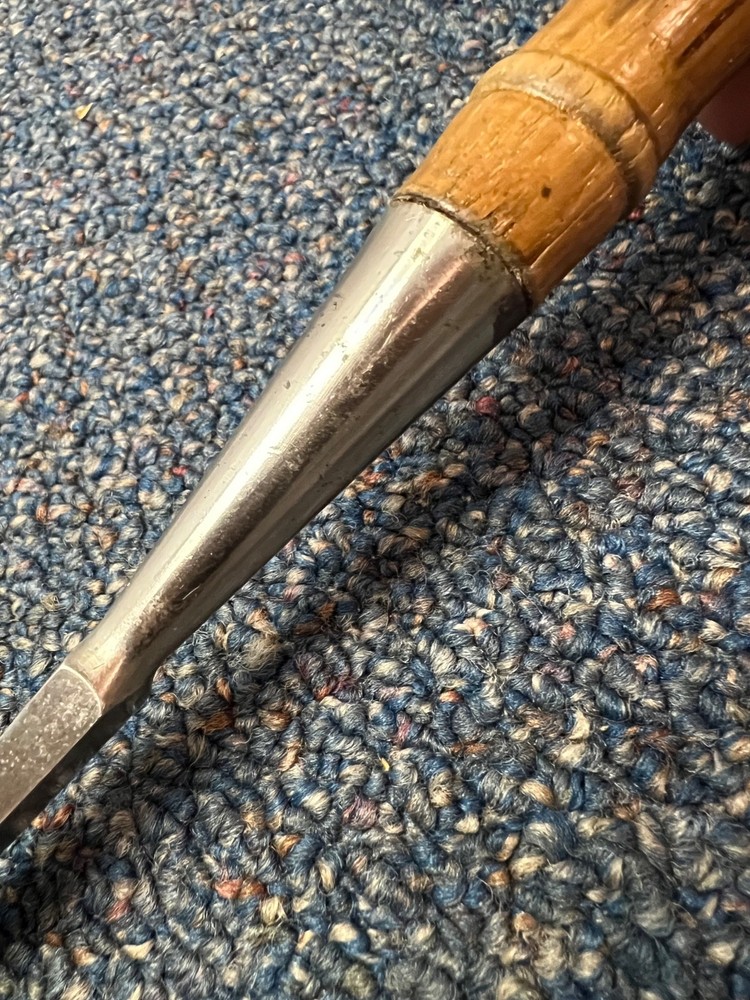Vintage Craftsman Vanadium bevel-edge chisel, 1/2", BP code, very nice