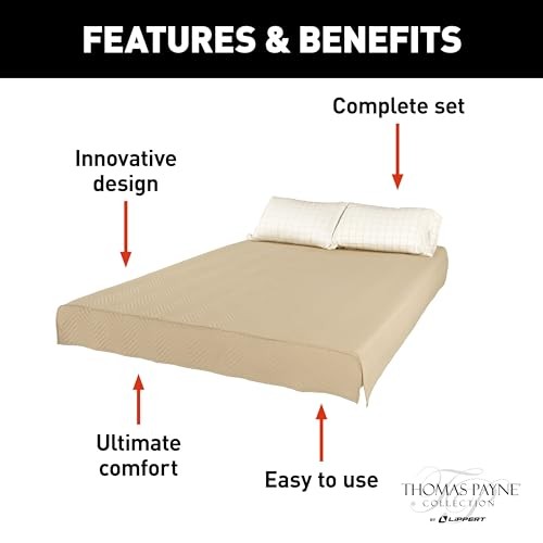 Easy Zzzs RV Bedding Set - King, Tan