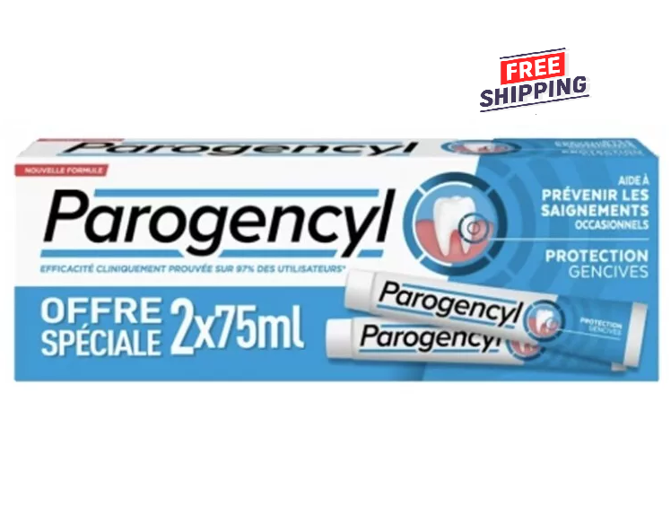 2 PACK Parogencyl Toothpaste Gum Prevention 2 Tubes 75ml