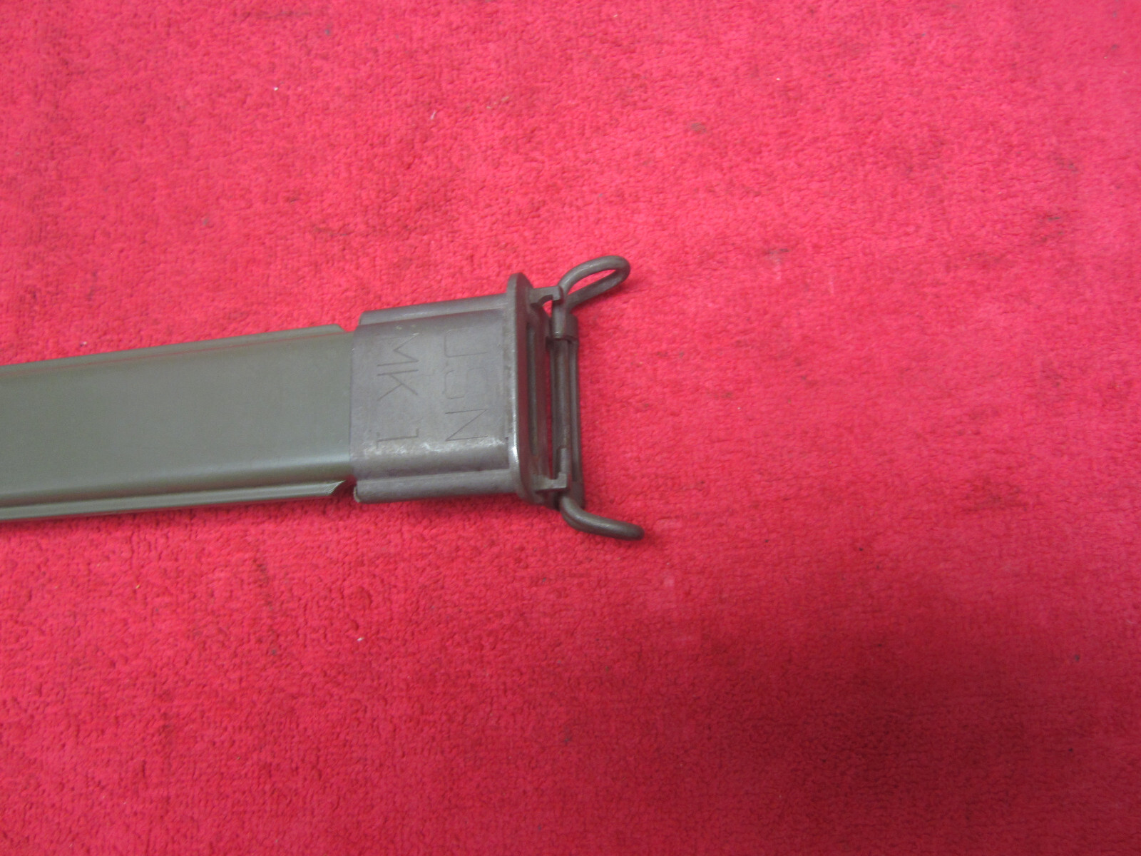 USN Model 1942 MK 1 Plastic Hard Scabbard Used with Free Shipping