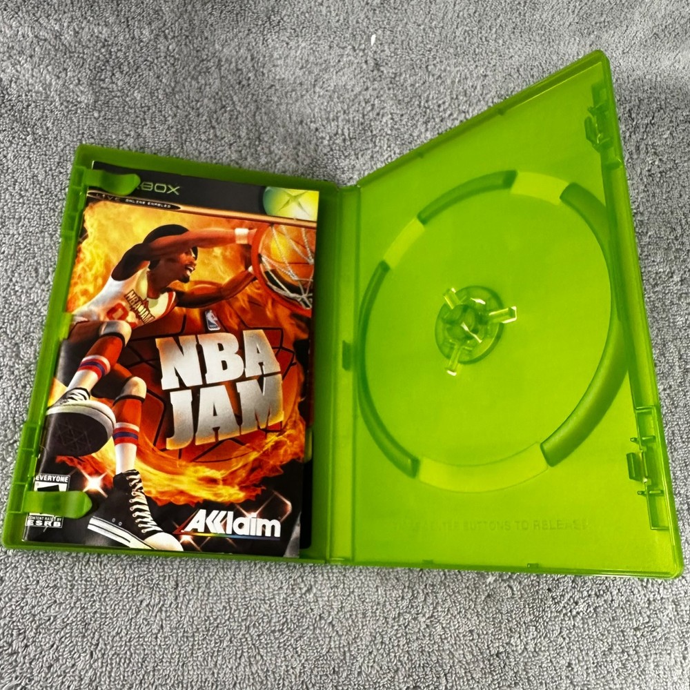 NBA JAM (Microsoft Xbox, 2003) Case Only And Manual