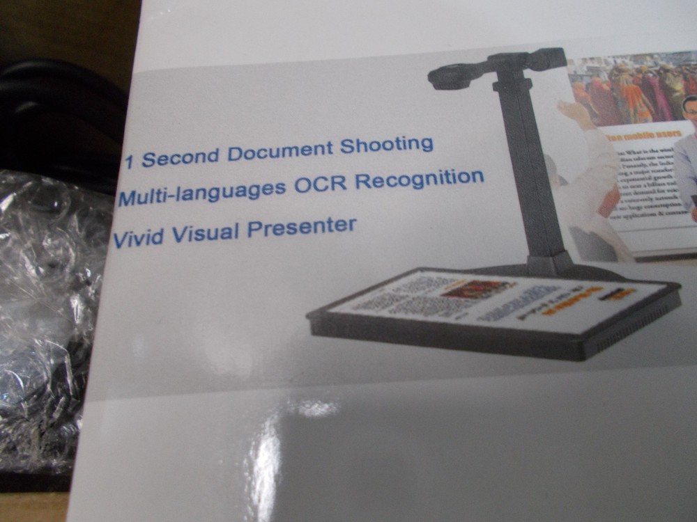 High-Speed Portable Foldable Scanner w/Software, Scanner & User Manual NEW