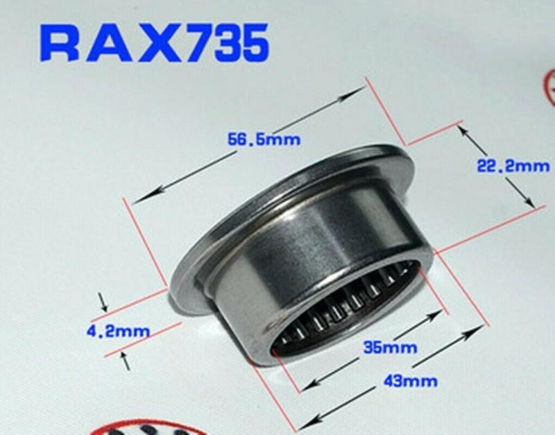 1Pcs RAX 735 Thrust Needle Roller Bearing Thrust roller axle beaing