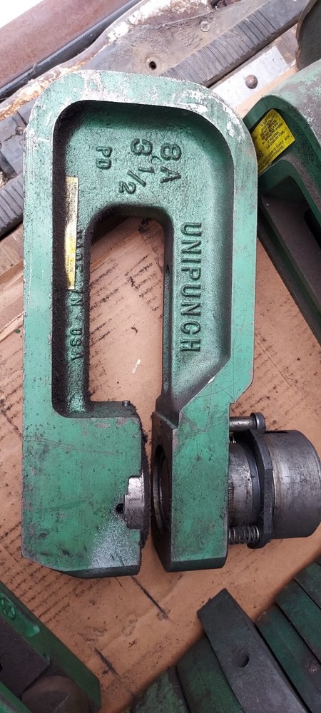 UNIPUNCH  tooling  8A 3 1/2 PD
