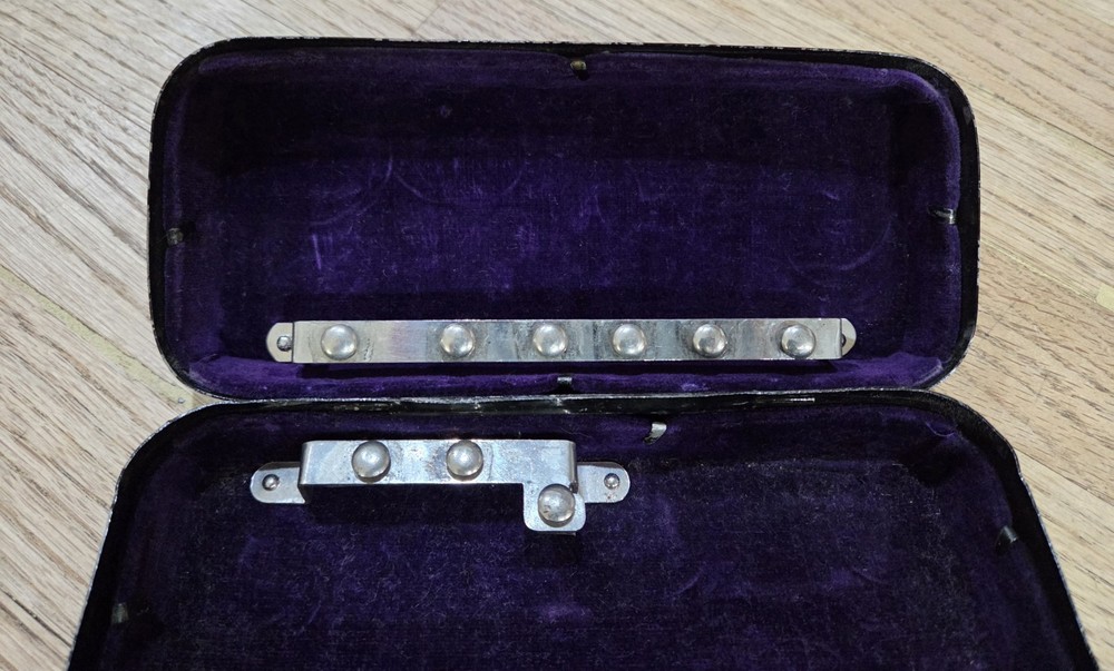 White Sewing Machine Attachments And Case
