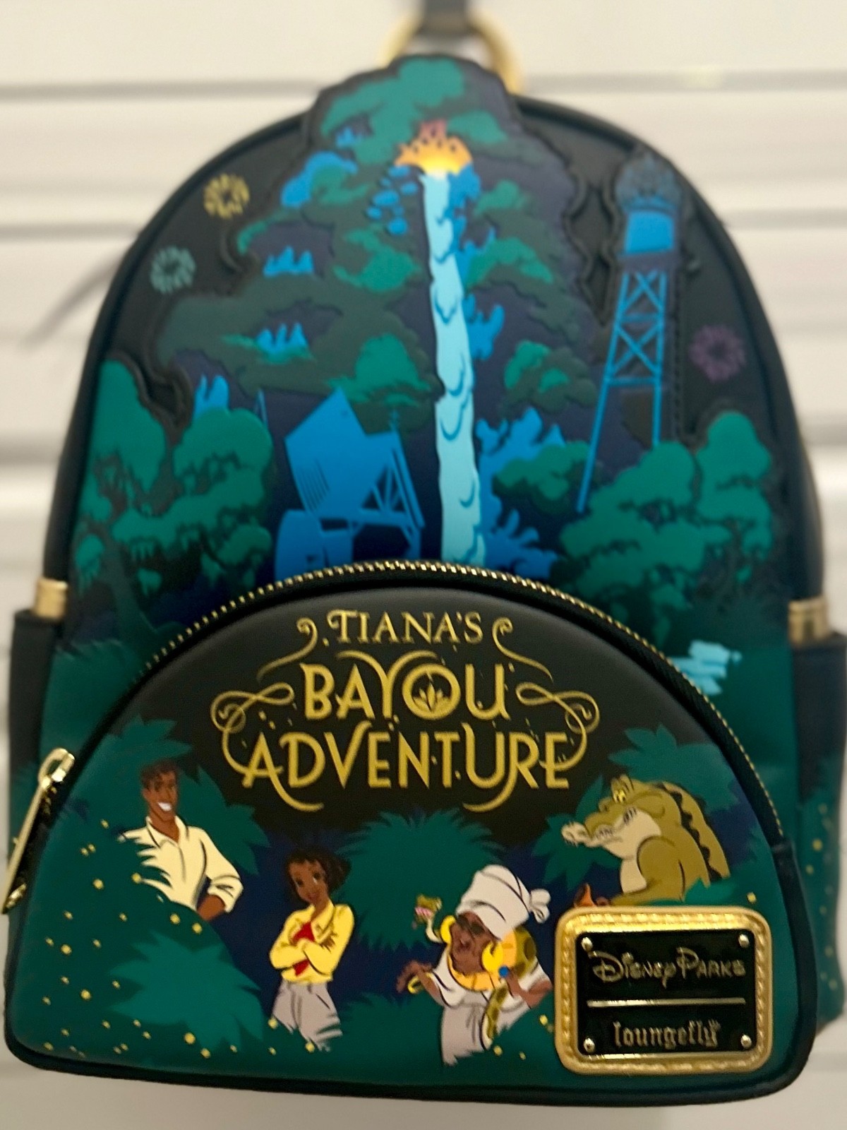 Disney Parks TIANA'S BAYOU ADVENTURE MINI BACKPACK by LOUNGEFLY New w/ Tags