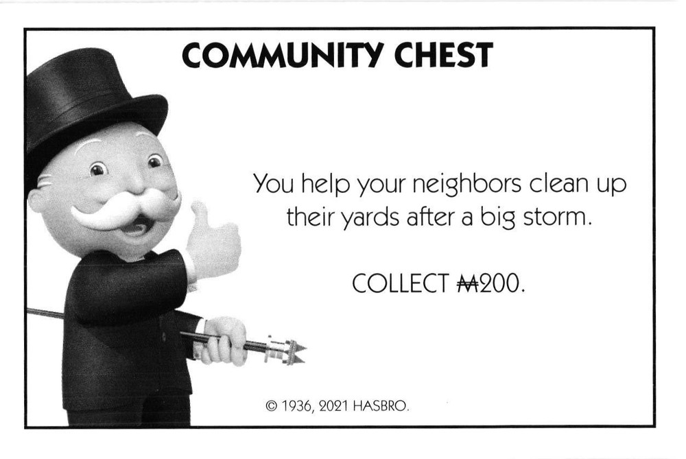 Monopoly Card Community Chest
