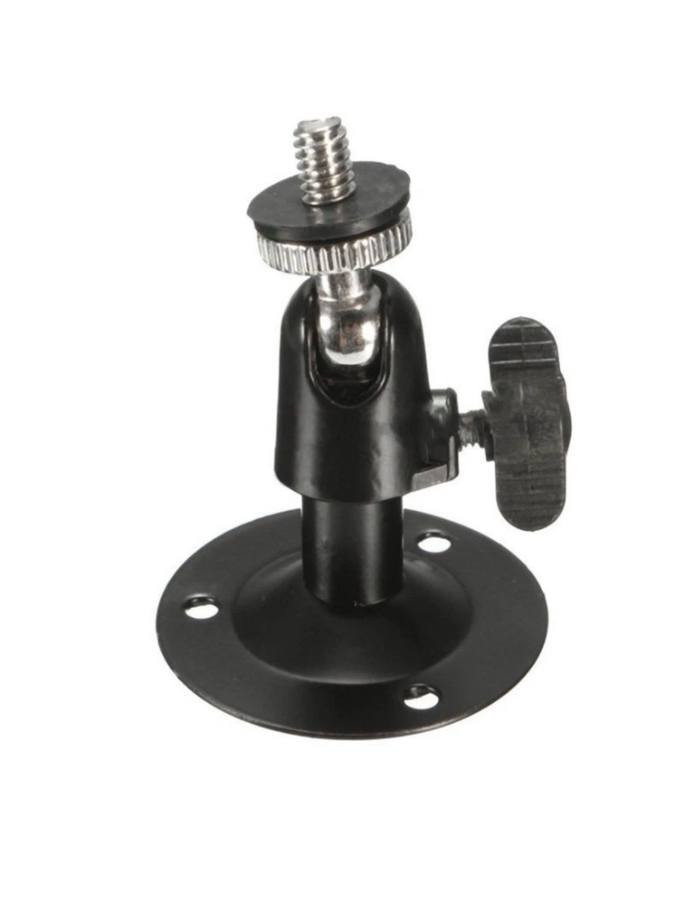 2x Black Wall Ceiling Metal Mount Bracket Stand Holder For CCTV Security Camera
