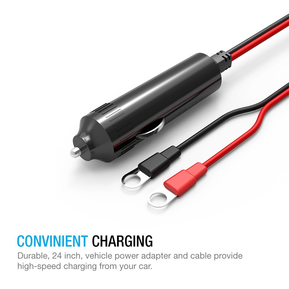 Maxboost 300W Power Inverter Dual 110V AC Outlet and 2.4A/24W USB Car Charger