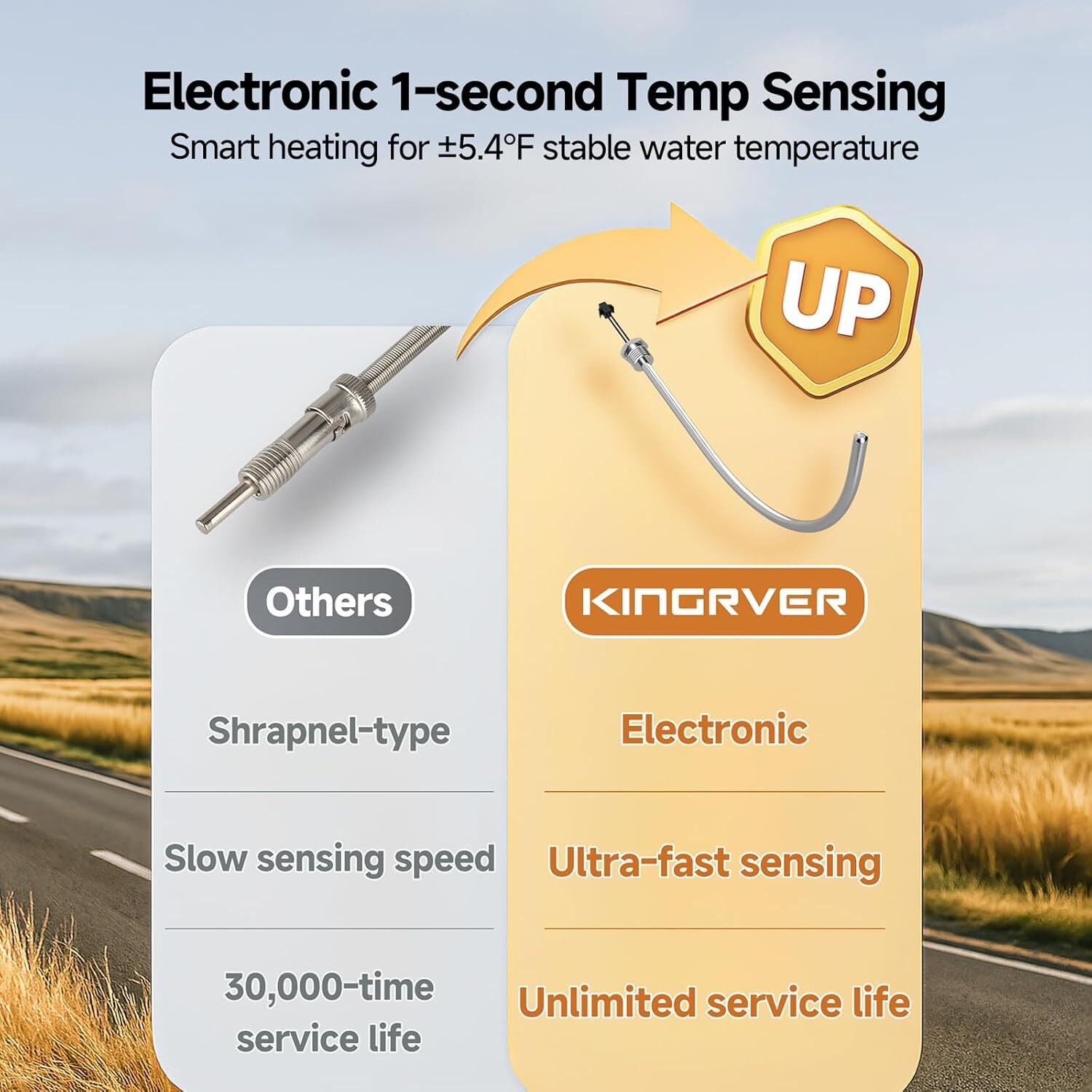 6 Gallon RV Water Heater Gas & Electric For Suburban Dometic RV Hot Water Heater