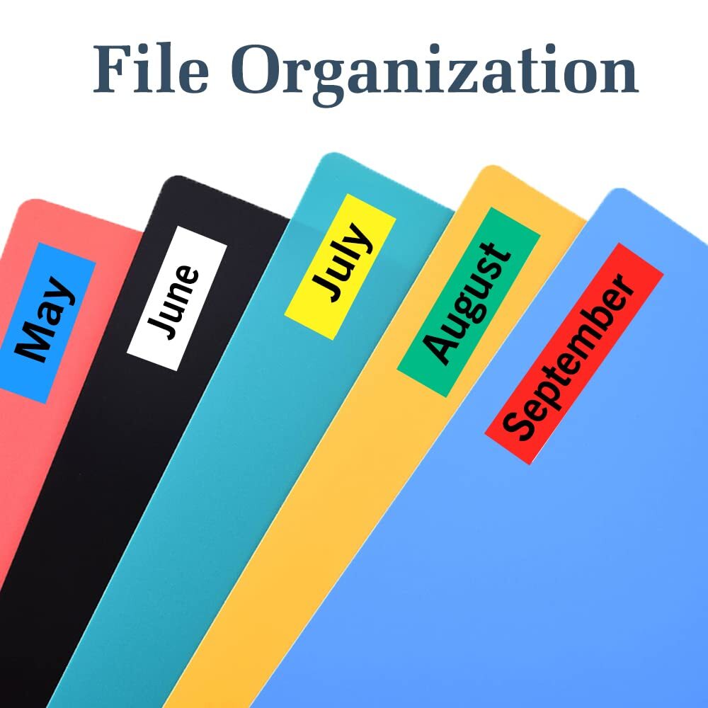 5PK Dymo Letratag Refill 91331 91330 White Plastic Label Tape 12mm LT-100H 1/2"