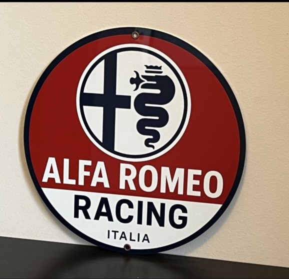 Retro Style Alfa Romeo Racing Italia  Quality Garage Sign