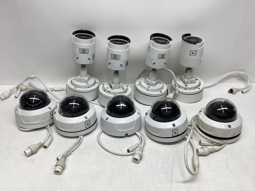 9-Techsico Security Cameras UNTESTED