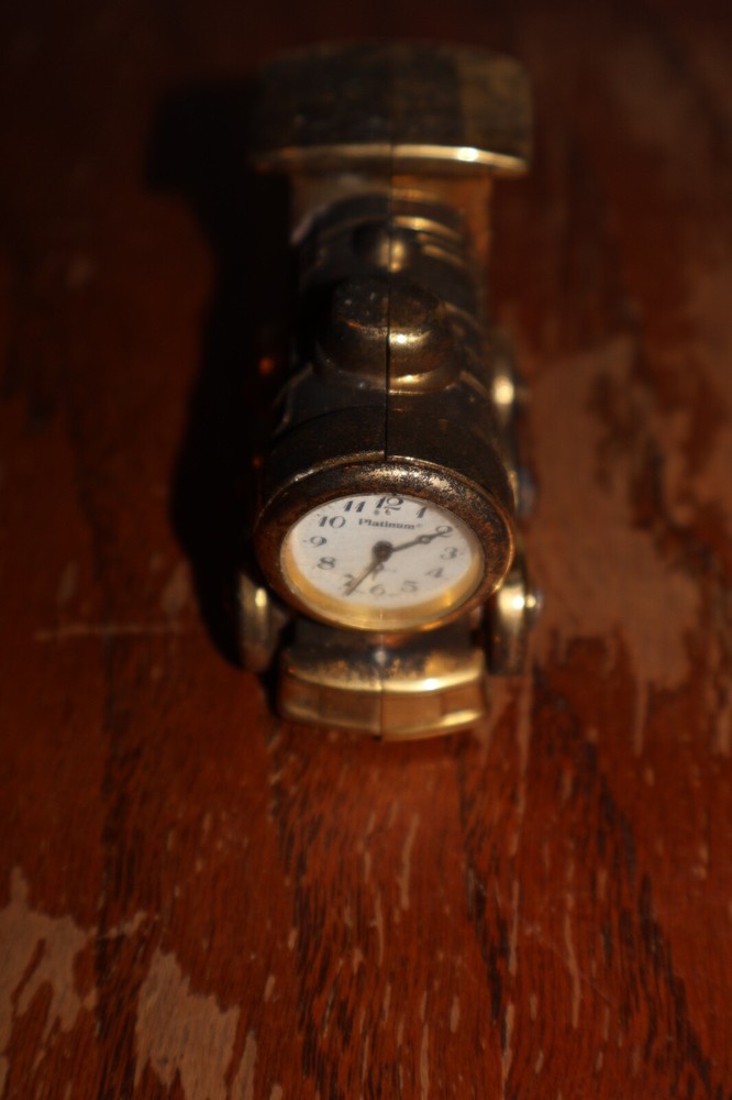 Platinum Train Mini Clock Not Working 3+ Inches